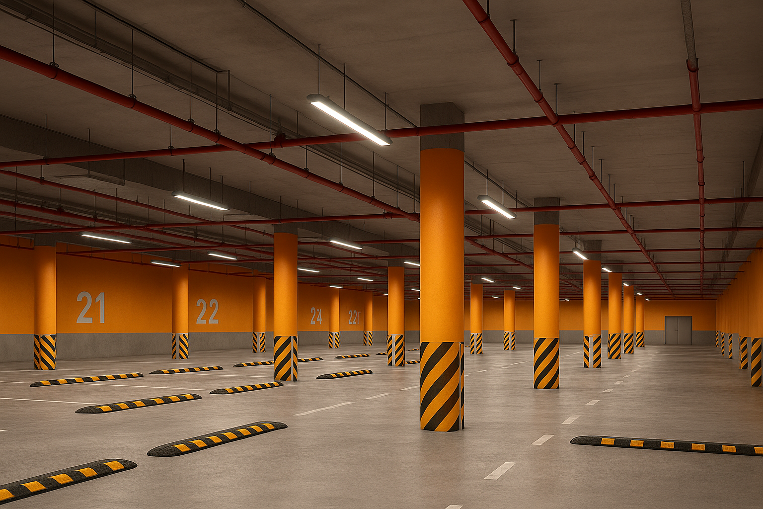 500 plazas de parking subterráneo